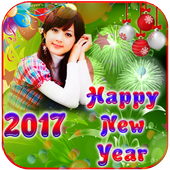 New Year photo frames 2018 आइकन