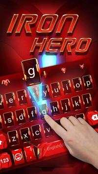 Cool Keyboard Theme for Red Iron Hero screenshot 3