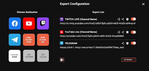 Omnistream Live Video Creator screenshot 5
