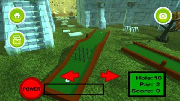 Mini Golf 3D Halloween स्क्रीनशॉट 1