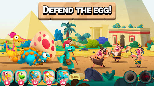 Dino Bash: Travel Through Time screenshot 1