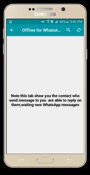 Offline for WhatsApp screenshot 4