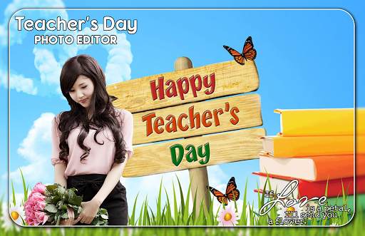 Teacher's Day Photo Editor screenshot 1