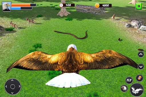 Eagle Simulator: Flying Bird Family Games screenshot 11
