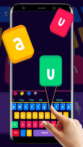Colorful Magic Cubes Keyboard Theme screenshot 2