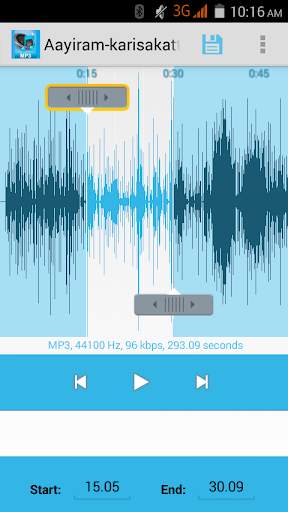 MP3 Cutter and Ringtone Maker screenshot 1