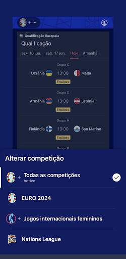 EURO 2024 e Women's EURO 2025 screenshot 6