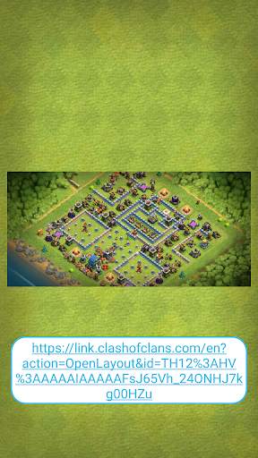 Coc War Base Link 2019 screenshot 1