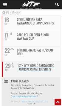 World Taekwondo Federation screenshot 5