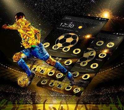 Tema Emas Sepak Bola Mewah screenshot 4