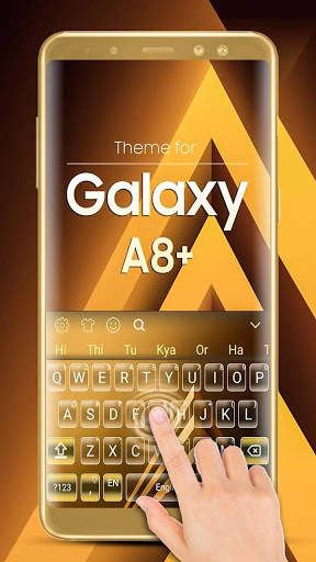 Keyboard for Galaxy A8 plus Gold screenshot 4