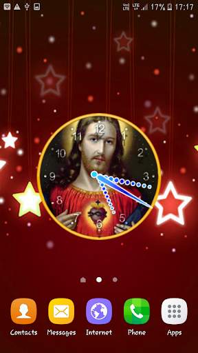 Lord Jesus Clock Live Wallpaper screenshot 2
