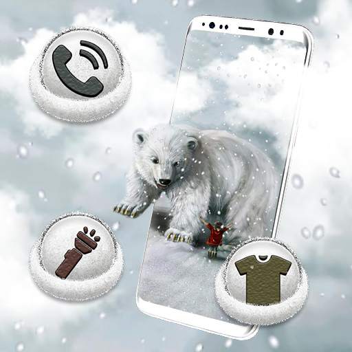 Snow Bear Launcher Theme 1.2