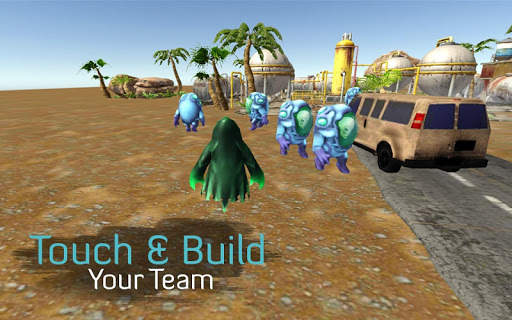 Green Alien  3D War Simulator screenshot 3