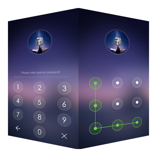 AppLock Theme SilentNight أيقونة