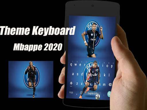 Mbappe 2020 Keyboard Theme screenshot 2