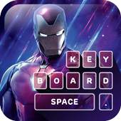 Tema Keyboard Peluncur Iron Man 3D 1.0