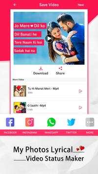 Photo Lyrical Video Status Maker : TikTok Videos screenshot 6