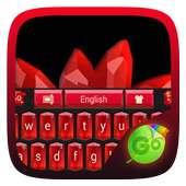 Redgem Stone GO Keyboard Theme