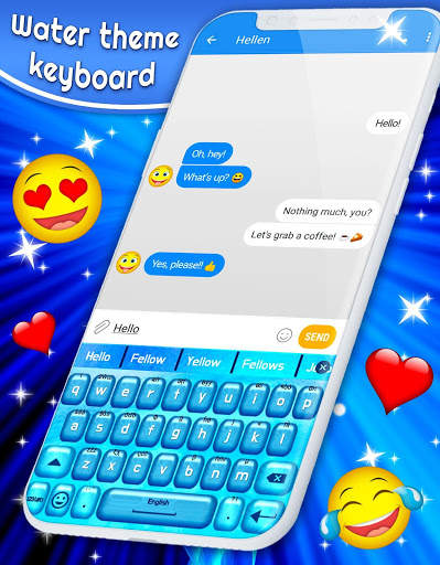 Water Drops Keyboard 🌧️ Rain Keyboards Themes screenshot 5