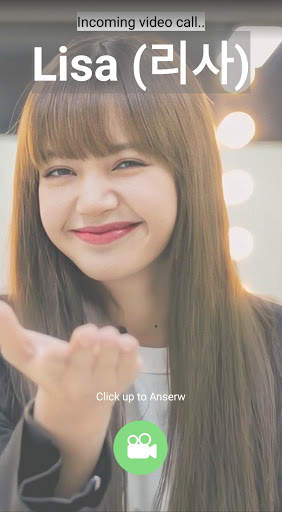 Lisa Video Call Blackpink- Video Call Simulation screenshot 4