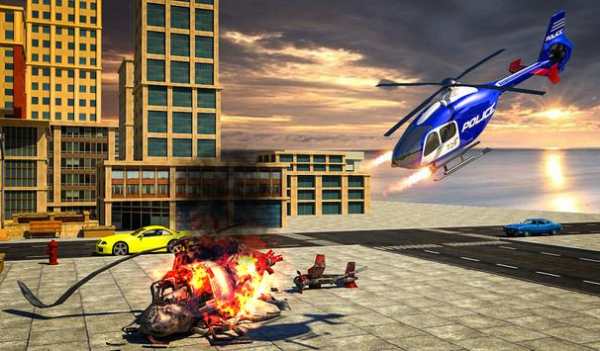 Police War Robot Superhero: Flying robot games screenshot 9