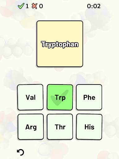 Amino Acid Quiz скриншот 12