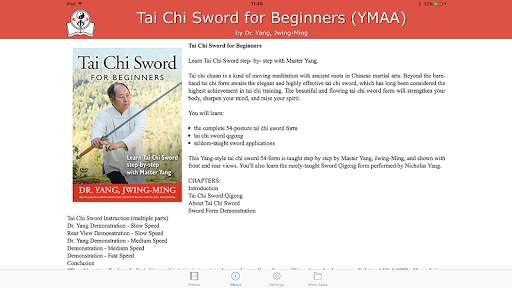 Tai Chi Sword for Beginners (YMAA) screenshot 6
