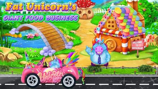 Mr. Fat Unicorn Cooking Game - Giant Food Blogger screenshot 1
