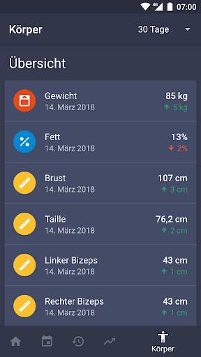 Trainingsplaner & Muskelaufbau screenshot 8