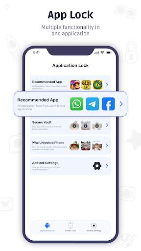 App Lock Fingerprint, Password screenshot 1