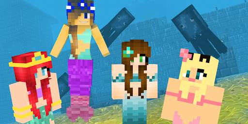 Cute Mermaid Skins for Minecraft screenshot 2