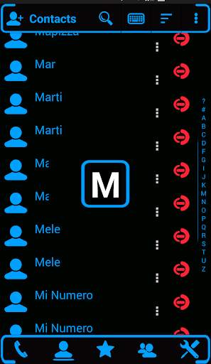 Theme Neon V3 Blue RocketDial screenshot 3