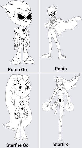 How to draw Teen Titans Go screenshot 1
