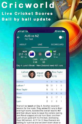 Cricworld - Live Cricket Scores screenshot 4
