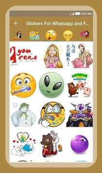 Stickers For Whatsapp & Facebook screenshot 7