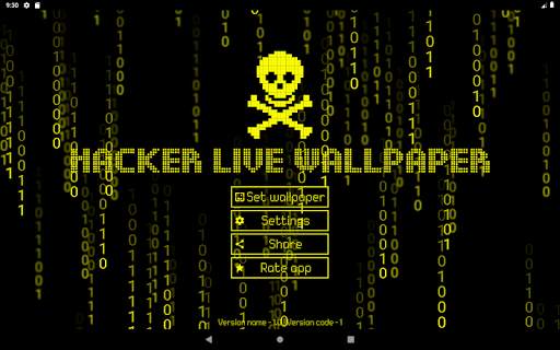 Hacker Live Wallpaper Matrix screenshot 3