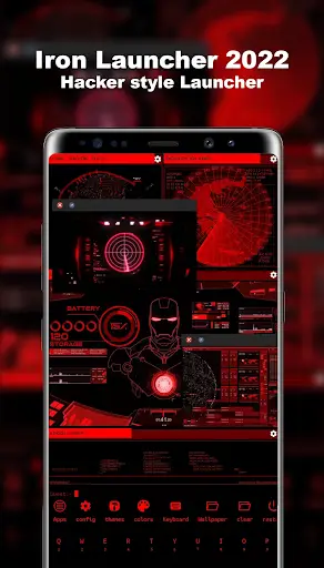 Iron Jarvis Launcher 1 تصوير الشاشة