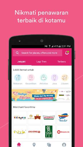 Fave - Deals & Cashback screenshot 1