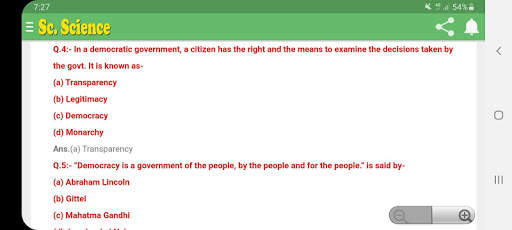 Social Science Class 10 Mobile App* screenshot 10