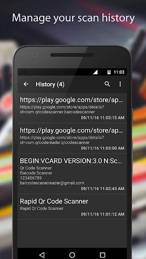 Barcode Scanner Lite screenshot 1