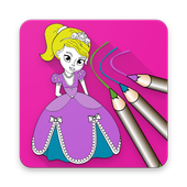 Princess Coloring Pages icon