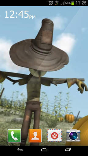 Scared Scarecrow Live Wallpape screenshot 3