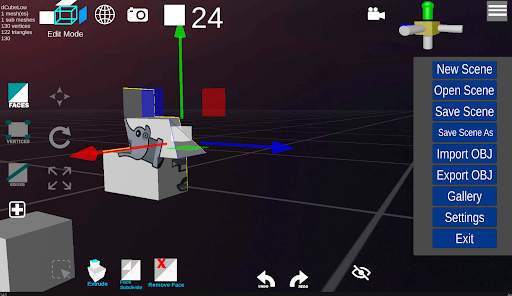 d3D Sculptor - 3D modeling screenshot 4