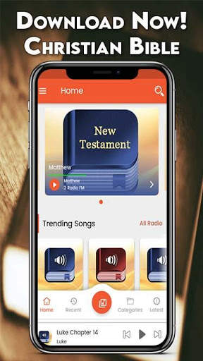 Christian Bible Audio: Audio Bible Mp3 screenshot 1
