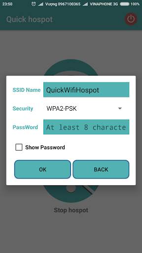 Quick Wi-Fi Hotspot screenshot 3