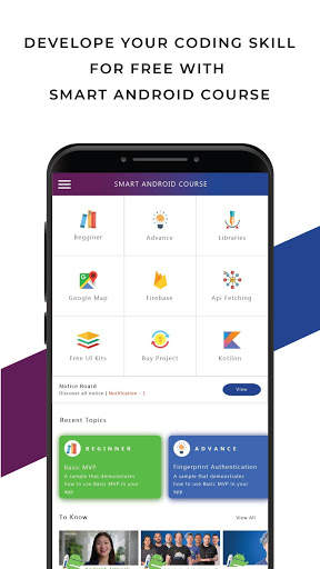 Smart Android Course Free app development tutorial screenshot 1