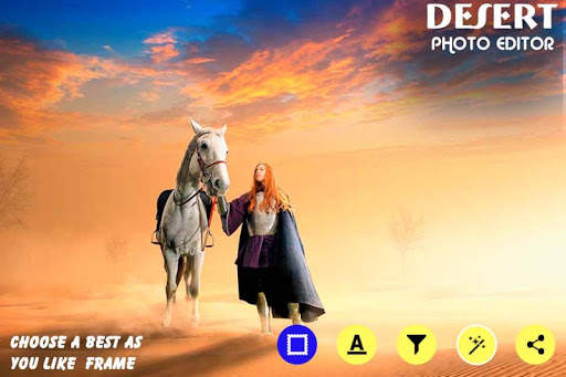 Desert Photo Frame - Photo Edi 2 تصوير الشاشة