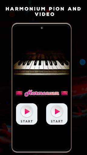 Harmonium Piano - Harmonium Musical Keyboard screenshot 1