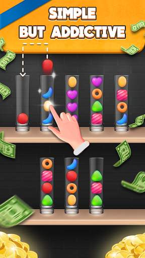 Sort Candy - Money screenshot 1